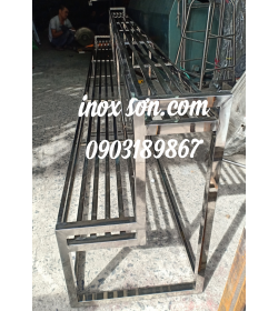 Kệ 2 tầng hàng đặt