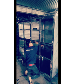 Tủ kiếng cường lực inox