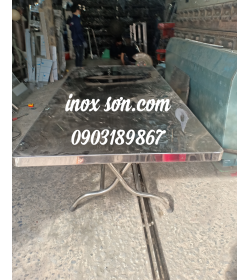 Bàn xếp inox