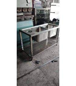 Chậu rửa công nghiệp 2 hộc