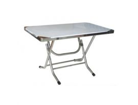 Bàn inox chữ nhật 5x8