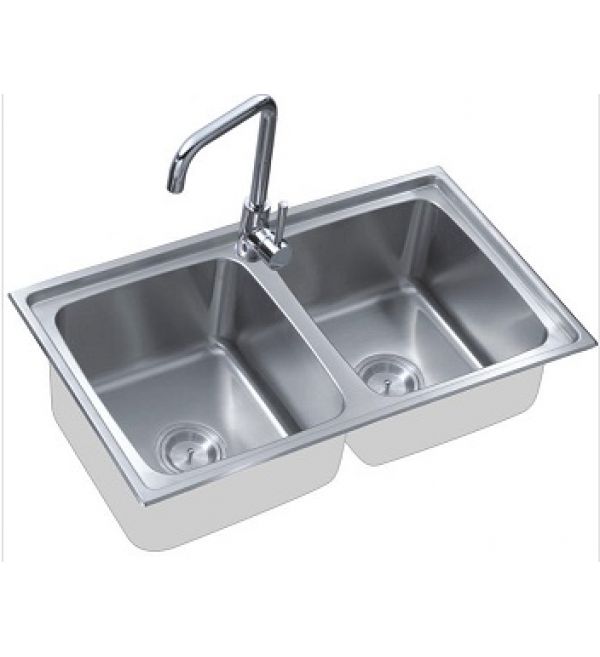 Chậu rửa inox 2 hộc/ngăn 