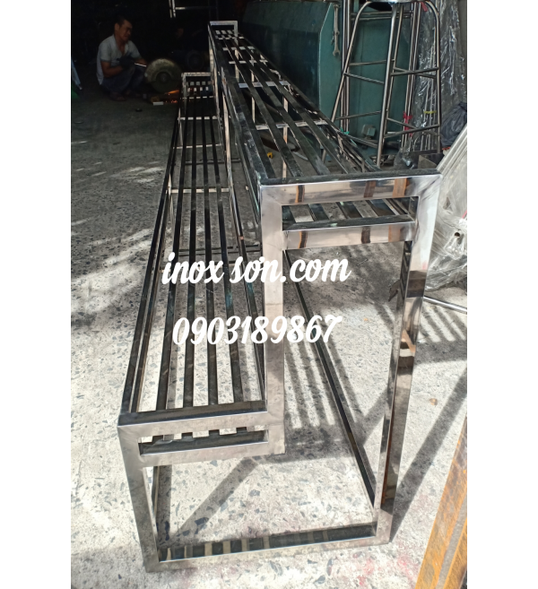 Kệ 2 tầng hàng đặt