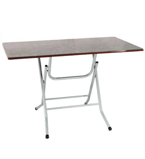 Bàn inox mặt gỗ 