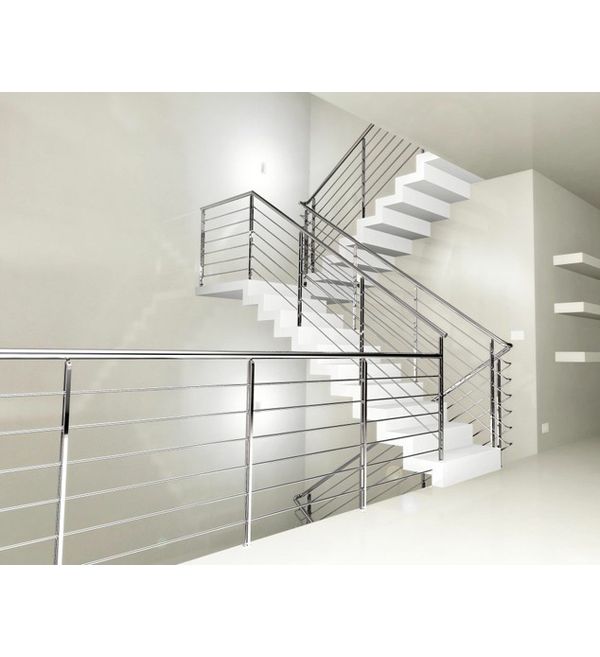 Cầu thang inox tròn 0