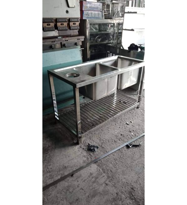 Chậu rửa công nghiệp 2 hộc