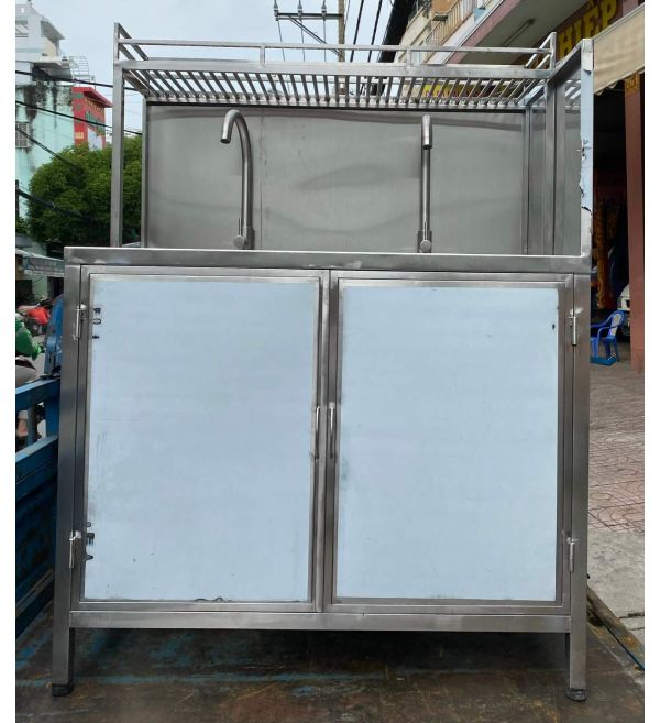 Chậu rửa 2 hộc có cửa